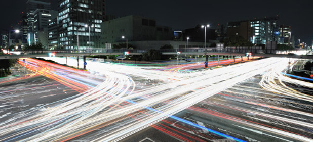 Photo of a busy Intersection